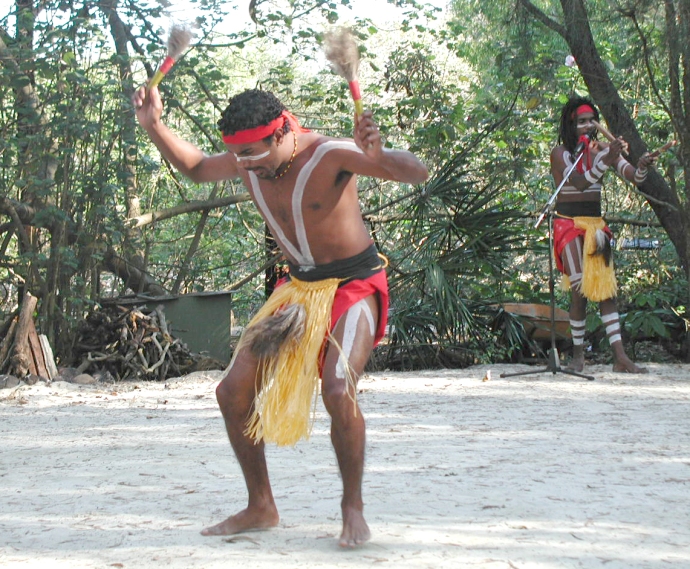 Aboriginal bird dance